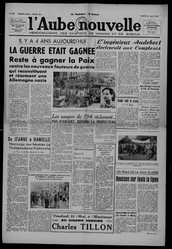 L'Aube Nouvelle, 1949 – n°226