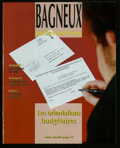 Bulletin municipal de Bagneux, 1999 – n°55