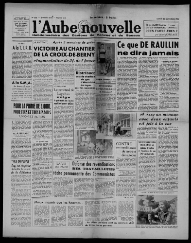 L'Aube Nouvelle, 1949 – n°253