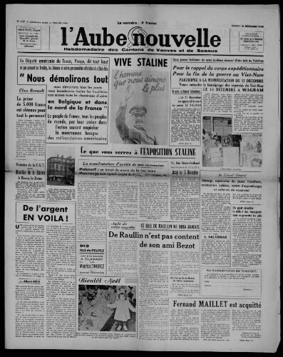 L'Aube Nouvelle, 1949 – n°257