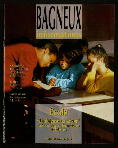 Bulletin municipal de Bagneux, 1998 – n°45