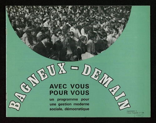 Bulletin municipal de Bagneux, 1971