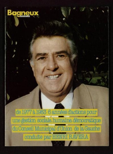 Bulletin municipal de Bagneux, 1983