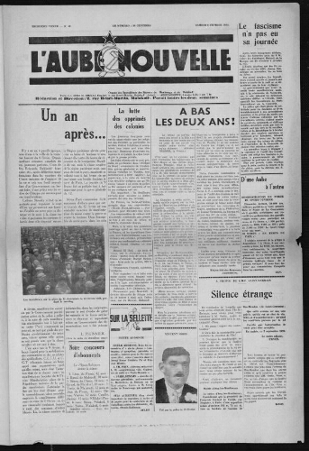 L'Aube Nouvelle, 1935 – n°48
