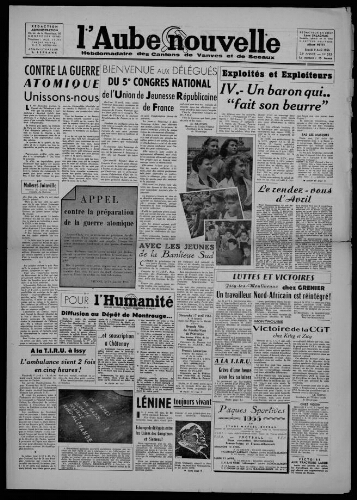 L'Aube Nouvelle, 1955 – n°535