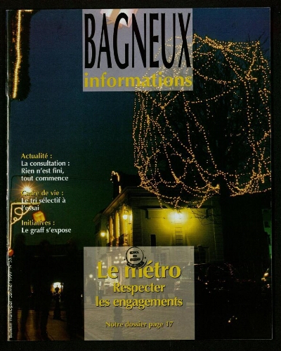 Bulletin municipal de Bagneux, 1999 – n°53