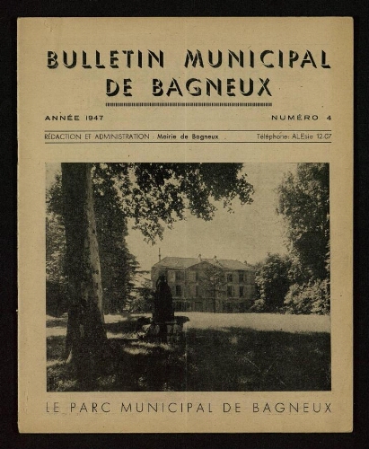 Bulletin municipal de Bagneux, 1947 – n°4