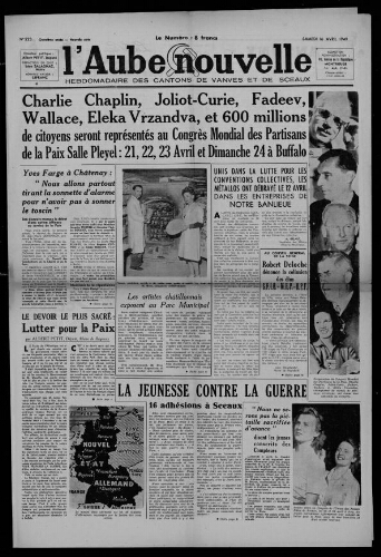 L'Aube Nouvelle, 1949 – n°223