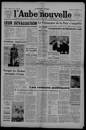 L'Aube Nouvelle, 1949 – n°246
