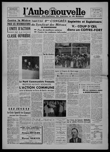 L'Aube Nouvelle, 1955 – n°536