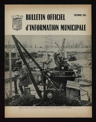 Bulletin municipal de Bagneux, 1965