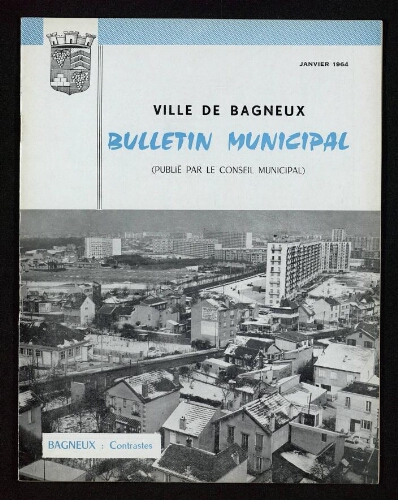 Bulletin municipal de Bagneux, 1964