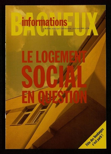 Bulletin municipal de Bagneux, 1995 – n°20