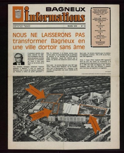 Bulletin municipal de Bagneux, 1972 – n°12