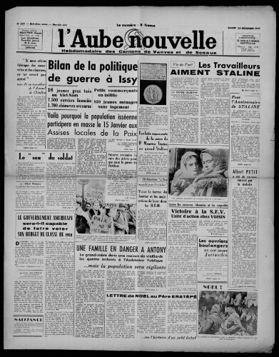 L'Aube Nouvelle, 1949 – n°259