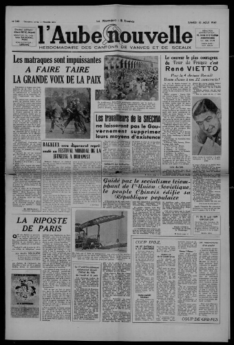 L'Aube Nouvelle, 1949 – n°240