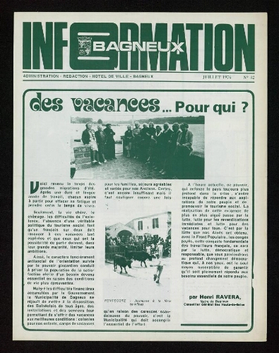 Bulletin municipal de Bagneux, 1976 – n°32