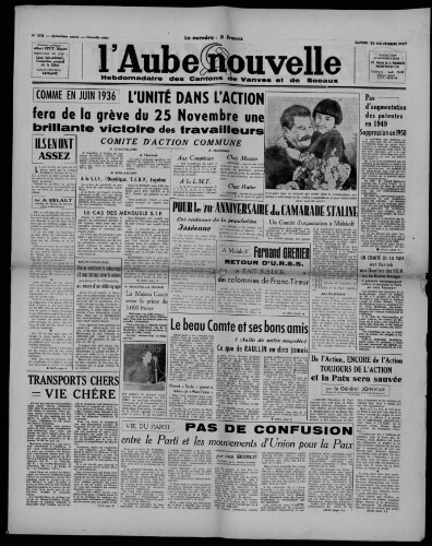 L'Aube Nouvelle, 1949 – n°255