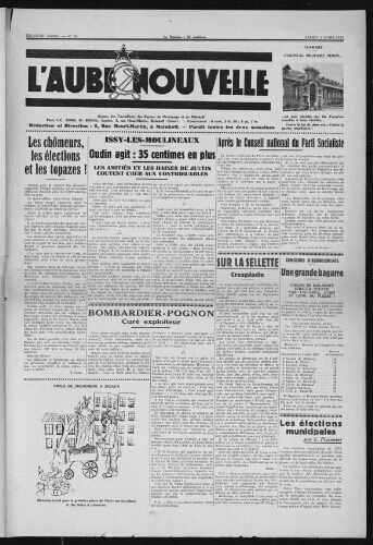 L'Aube Nouvelle, 1935 – n°50
